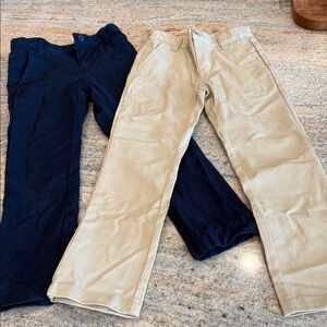 Old navy boys Navy and Khaki Pants Set